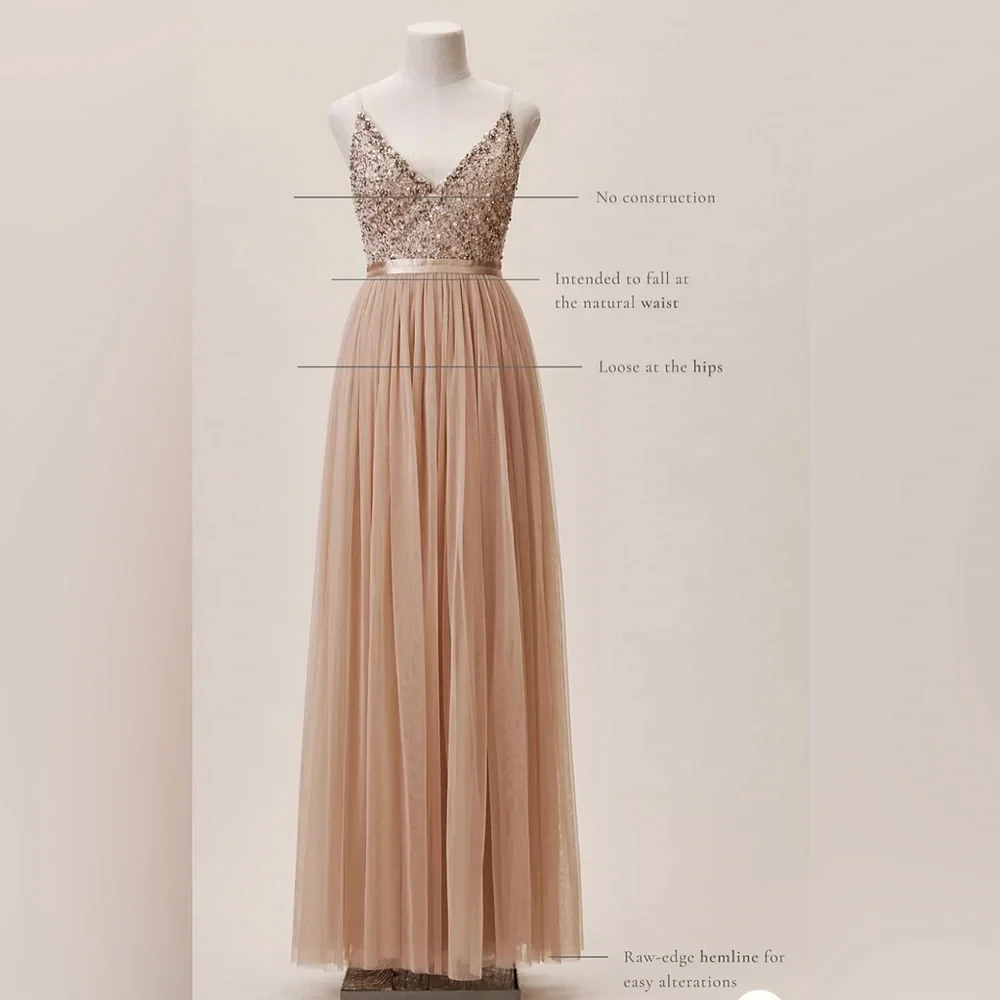 Anthropologie x BHLDN Avery Dress Size 4 - Picture 4 of 12